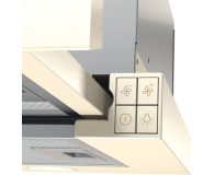 GORENJE BHP62CLI Beżowy 435m3/h 71dB Klasa C 60cm Sterowanie Mechaniczne LED - 1014709 - zdjęcie 5